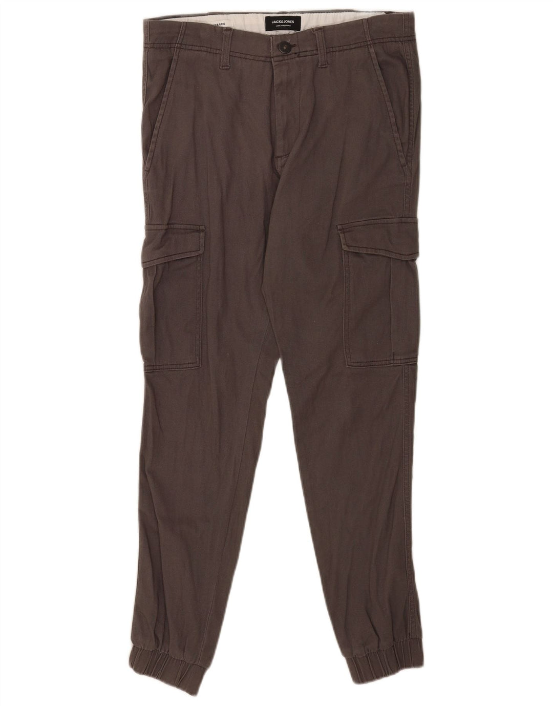 Jack & Jones Herre joggers Cargo Bukser W30 L32 Grå Bomuld