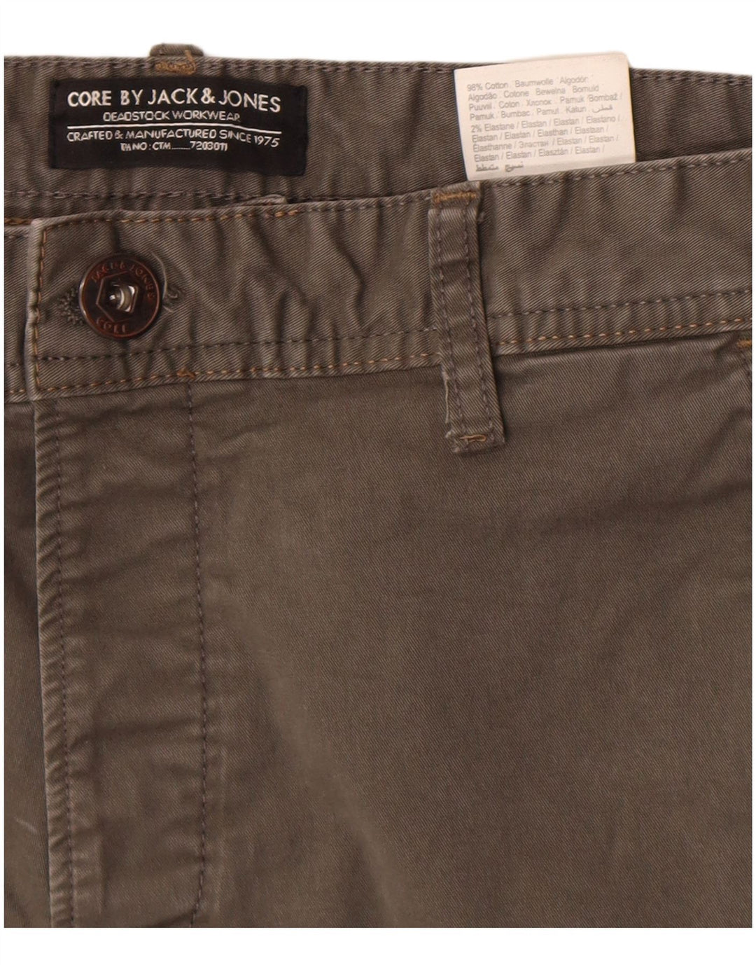 Jack & Jones Chino Shorts til mænd W34 Stor grøn bomuld