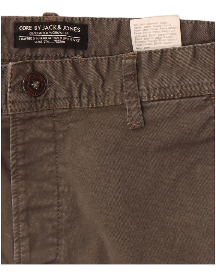 Jack & Jones Chino Shorts til mænd W34 Stor grøn bomuld
