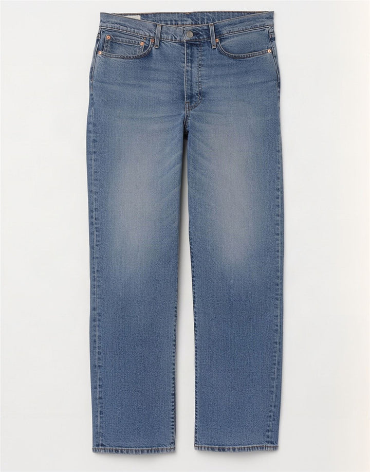 Levi's Herre 514 Straight Jeans W34 L30 Blå Bomuld