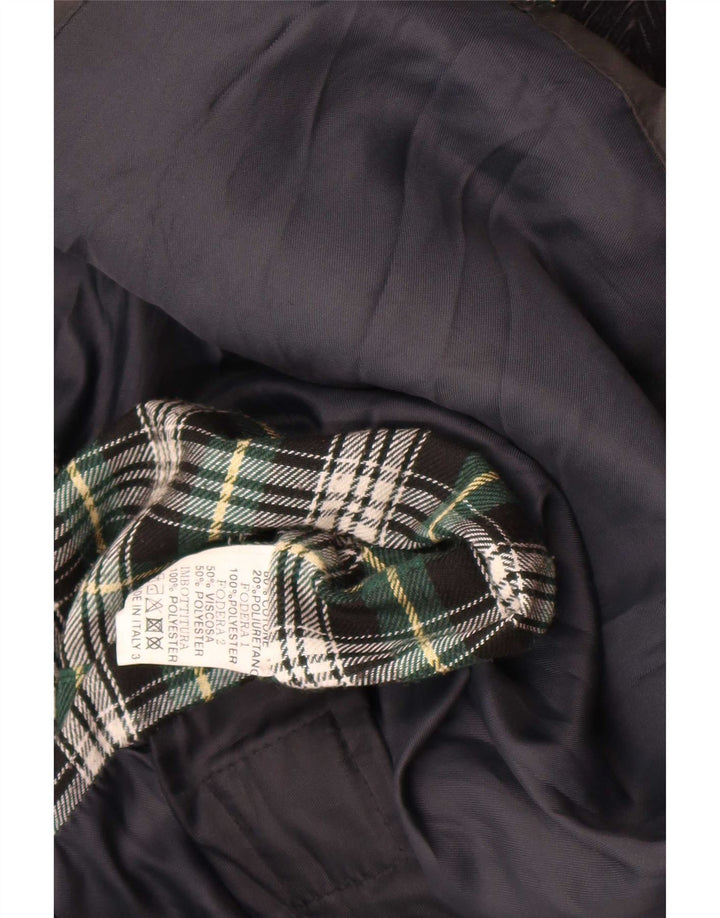 Vintage herre vokset bomuldsjakke UK 38 Medium Black
