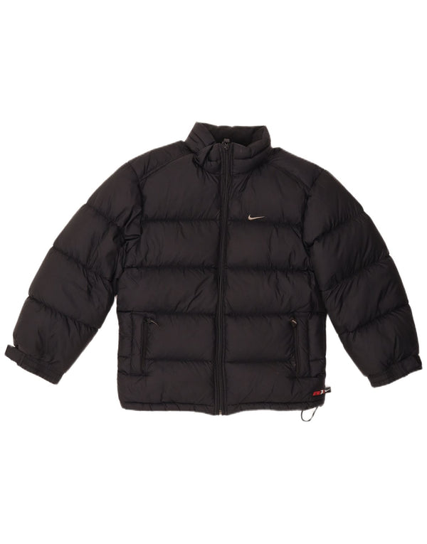 Nike drenge hættepolstret jakke 11-12 år medium marineblå nylon