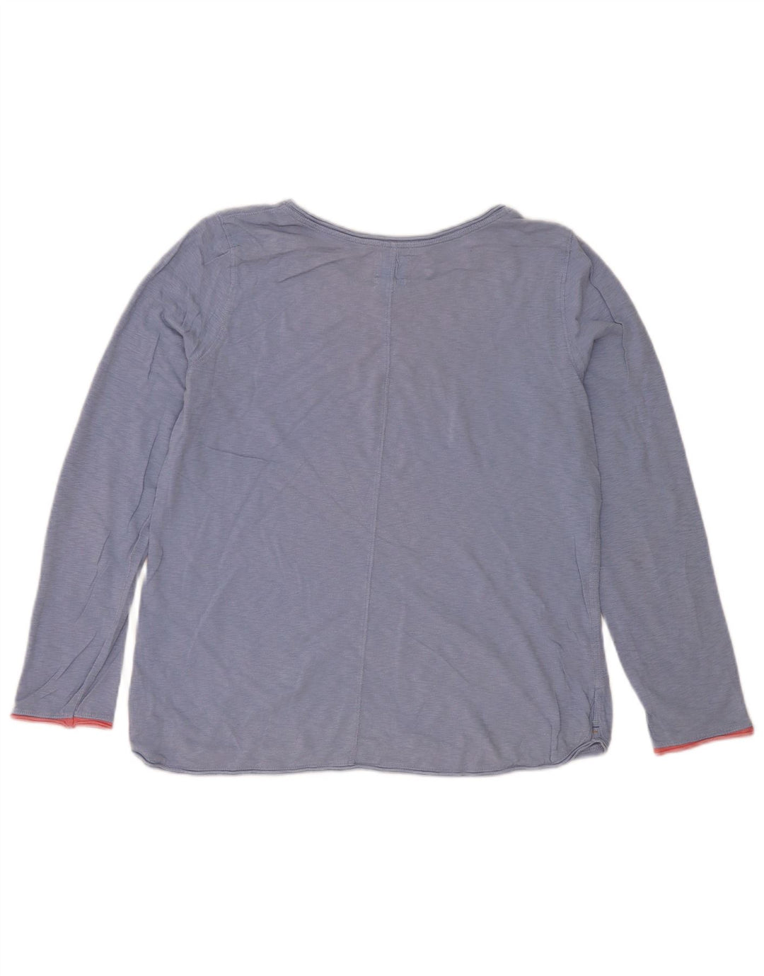 White Stuff Dame Top Langærmet UK 12 Medium Blue Flecked Bomuld