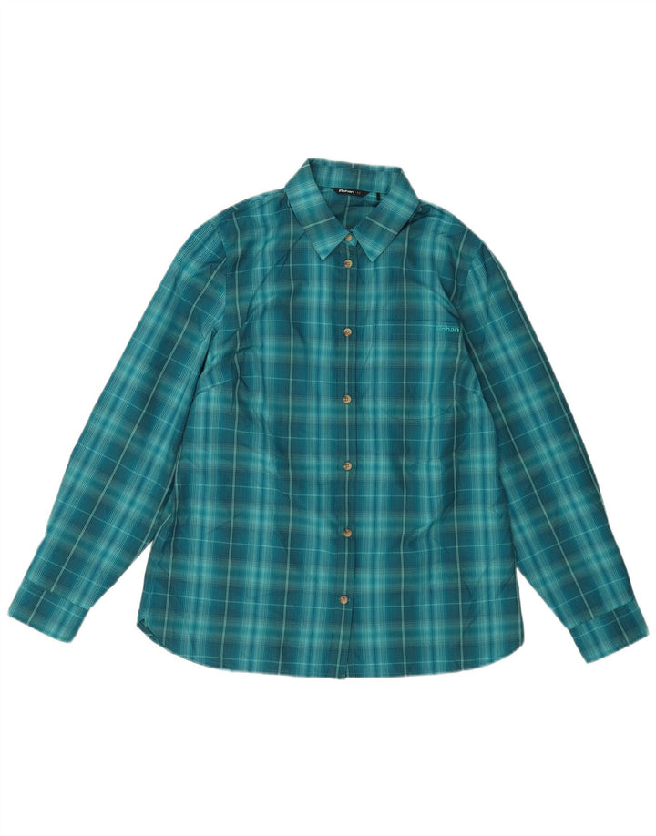 Rohan Dameskjorte UK 12 Medium Blue Ternet Polyester