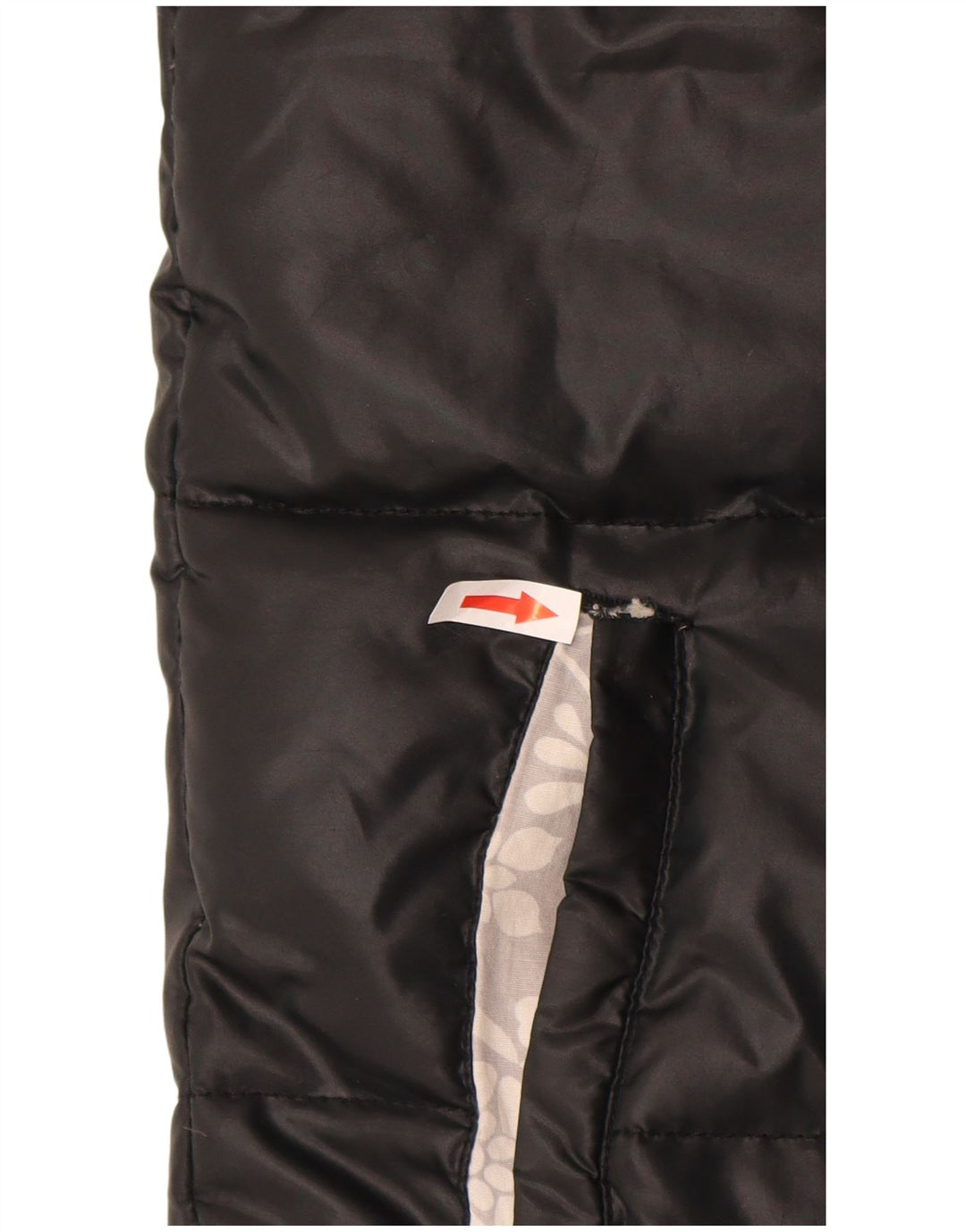 Animal Womens Oversized Polstret Gilet UK 10 Small Black Polyester