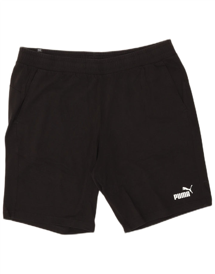 Puma herre sportsshorts 2XL sort bomuld