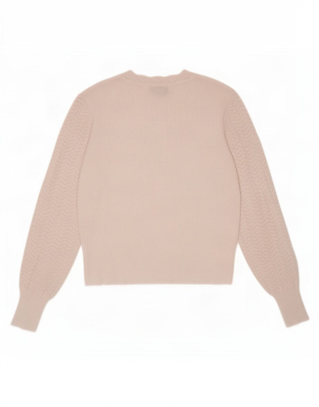 Oasis Dame sweater med rund hals DK 12 Medium White Polyester