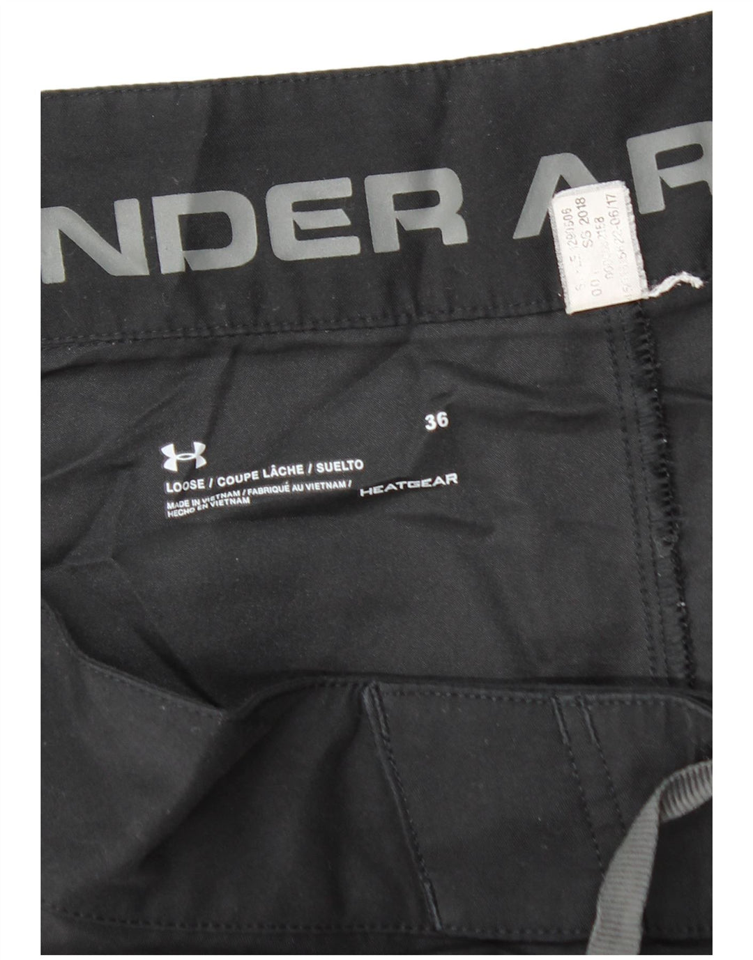 UNDER ARMOUR Herre Heat Gear Loose Fit svømmeshorts Large Black