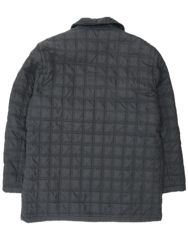Geox Herre Respira Polstret Frakke IT 56 3XL Navy Blue Polyester