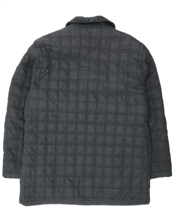 Geox Herre Respira Polstret Frakke IT 56 3XL Navy Blue Polyester