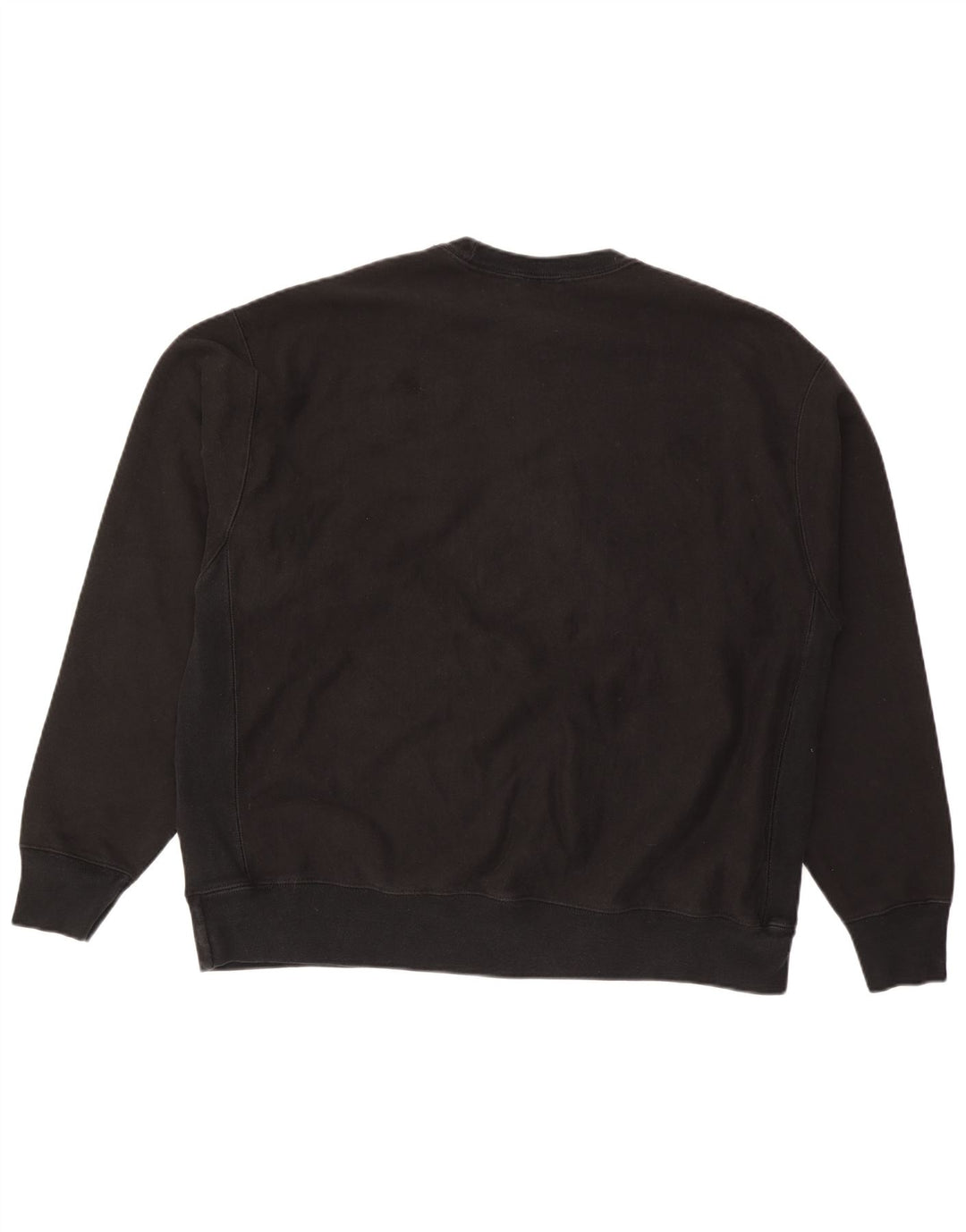 CHAMPION Womens Oversized Graphic Sweatshirt Jumper UK 20 2XL Black Cotton