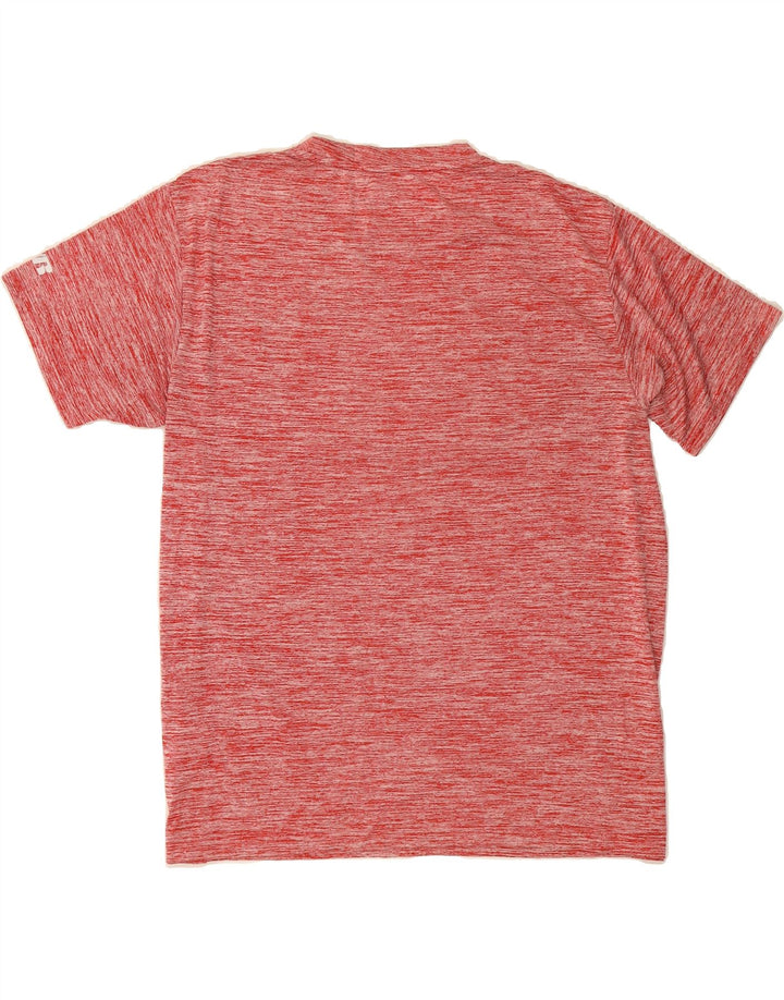 RUSSELL ATHLETIC Mens Graphic T-Shirt Top XL Red Flecked Vintage Russell Athletic and Second-Hand Russell Athletic from Messina Hembry 