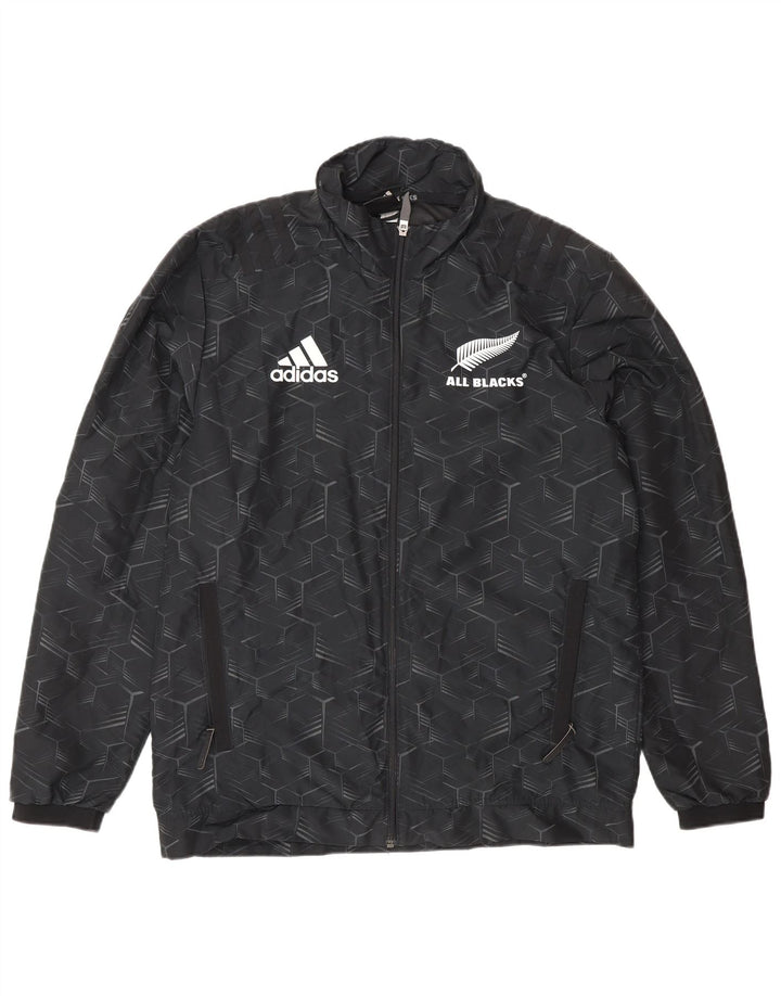 Adidas Herre All Blacks Grafisk træningsdragt Topjakke Lille Sort Geometrisk