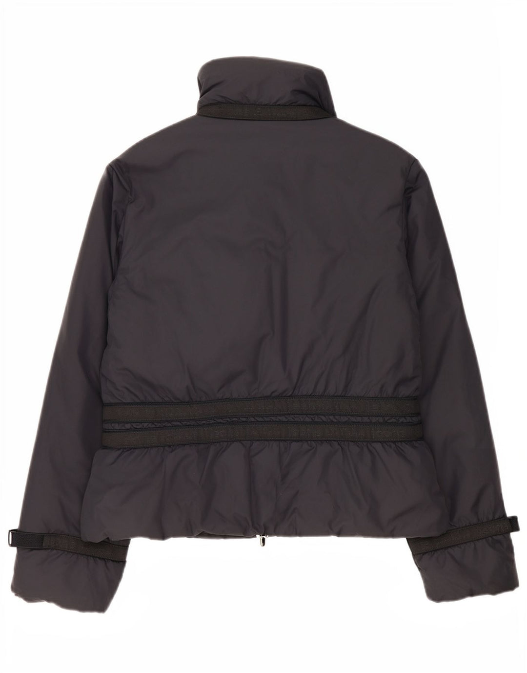 Les Copains Dame Grafisk Windbreaker Jacket IT 44 Medium Sort