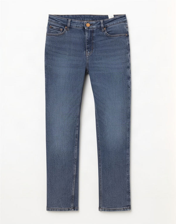 Marks & Spencer Dame Slim Jeans UK 14 Large W32 L27 Blue Cotton