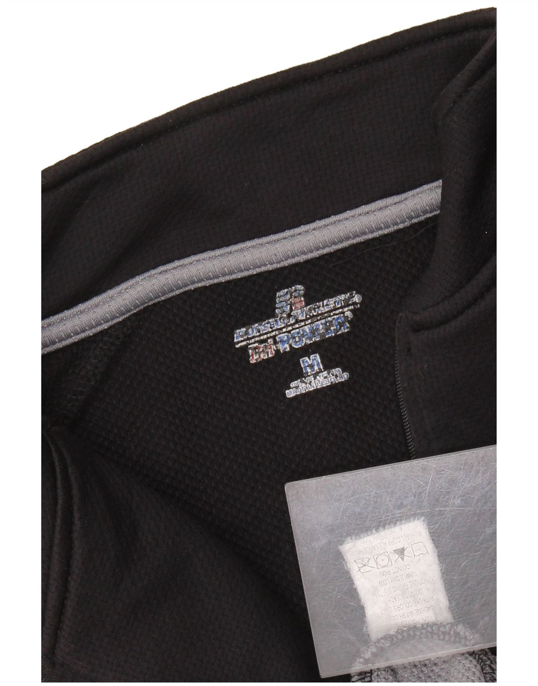 Russell Athletic Herre lynlås-hals top langærmet medium sort polyester