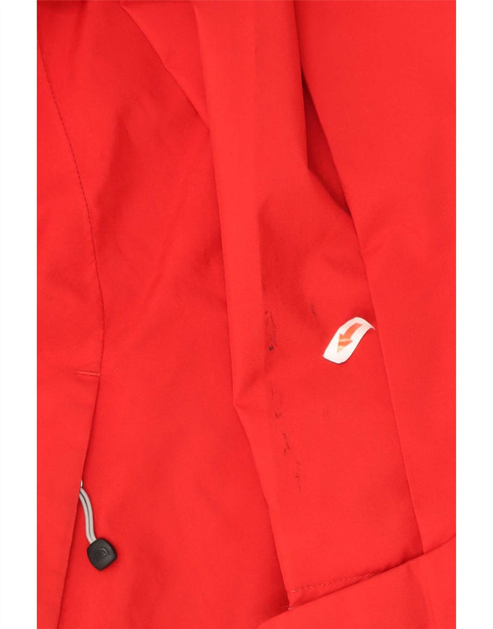 The North Face Dame Hætte Oversized regnjakke UK 10 Lille Rød