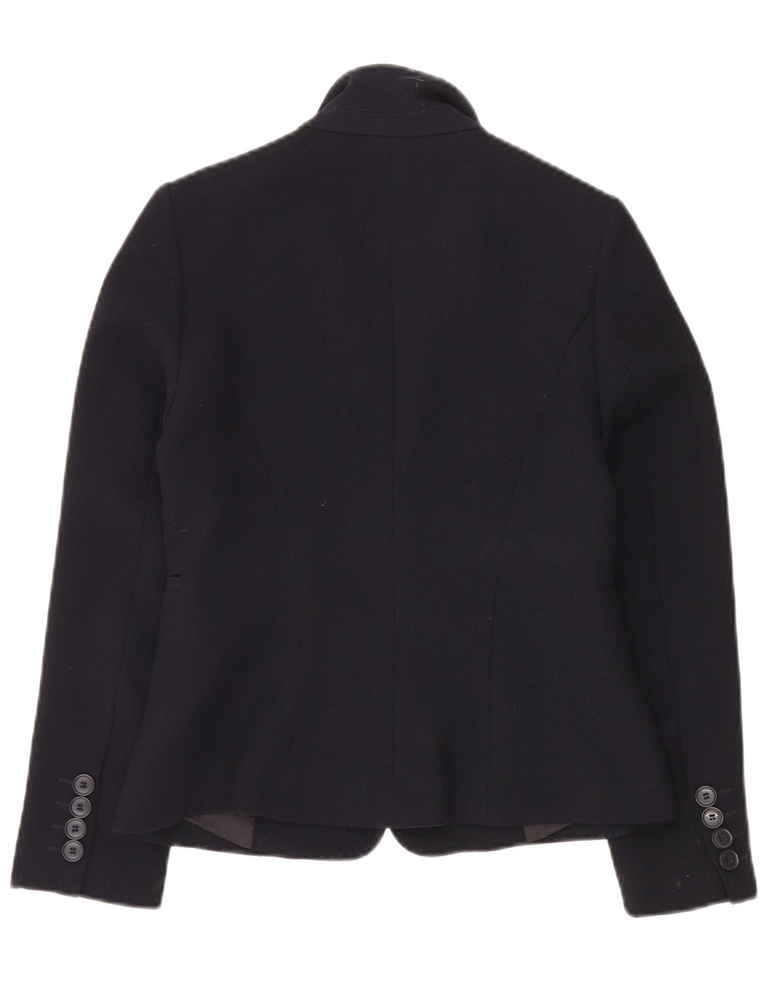 Hobbs Dame 1 Knap Blazer Jacket UK 8 Small Navy Blue Polyester