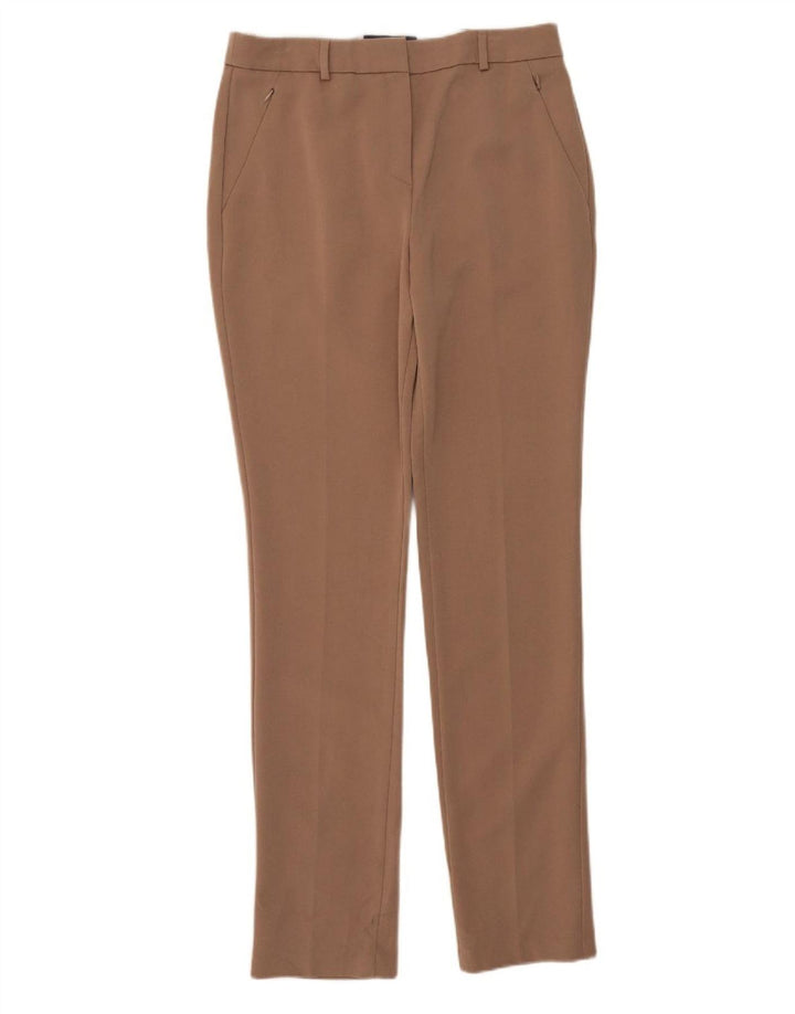 Marks & Spencer Dame Slim Chino Bukser UK 12 Medium W32 L33 Brun