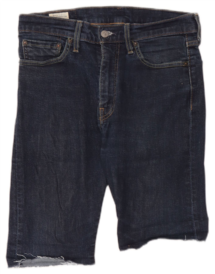 Levi's Herre 510 denimshorts W32 Mellem marineblå bomuld
