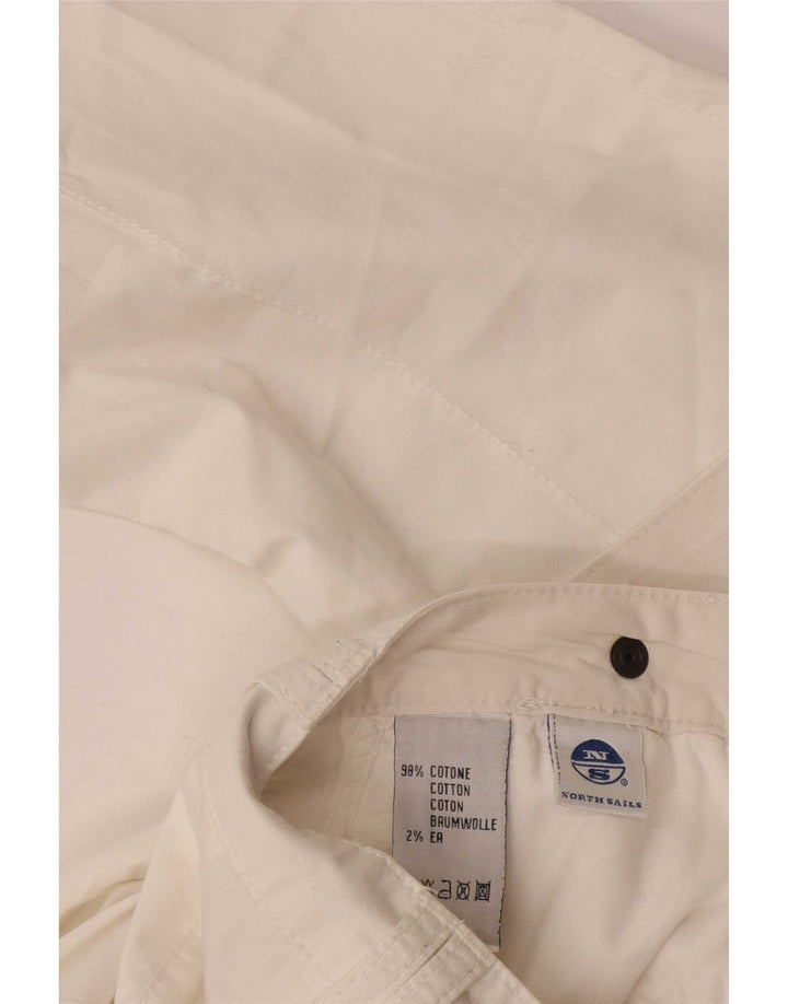 North Sails Dame Cropped Trousers W34 L23 Hvid Bomuld