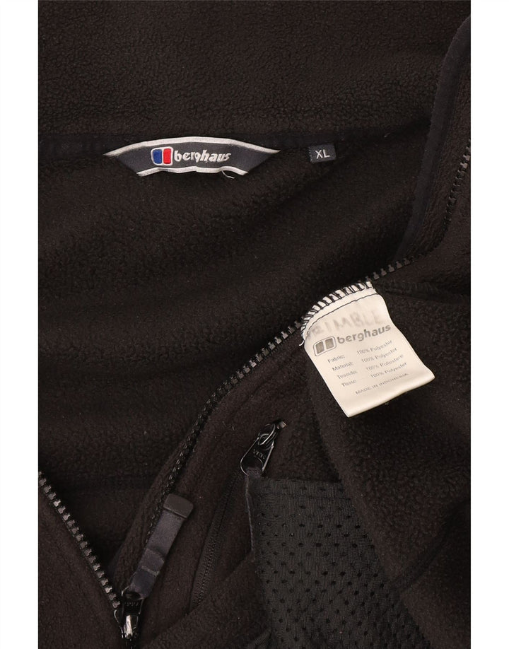 Berghaus Dame Oversized Fleecejakke UK 18 XL Sort Polyester