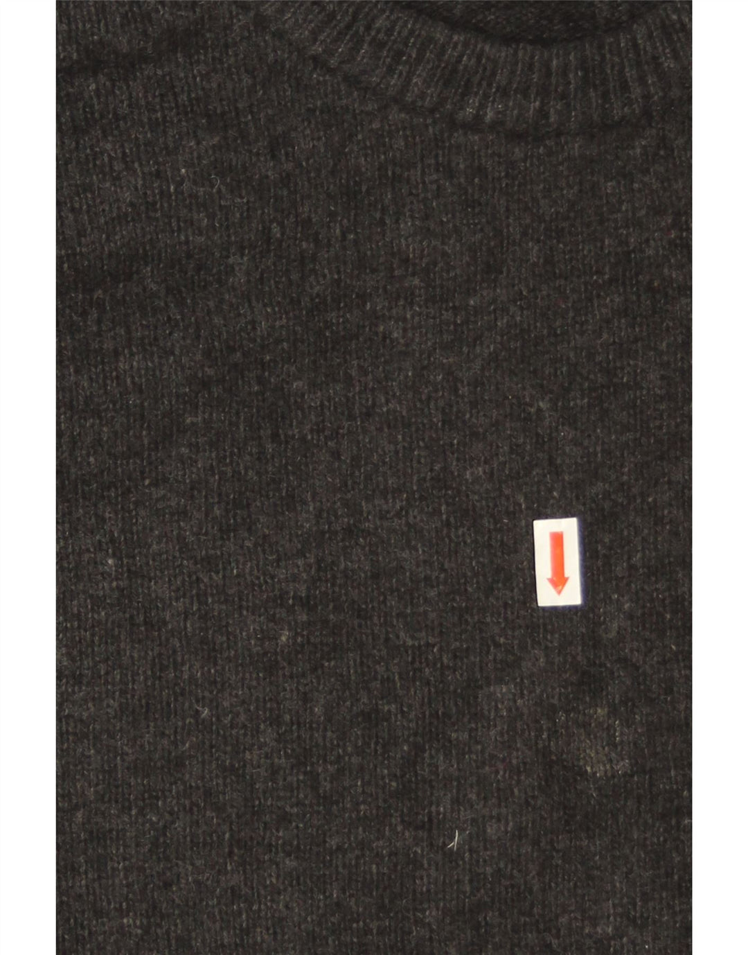 JOHN LEWIS Herre sweater med rund hals, stor grå merinould