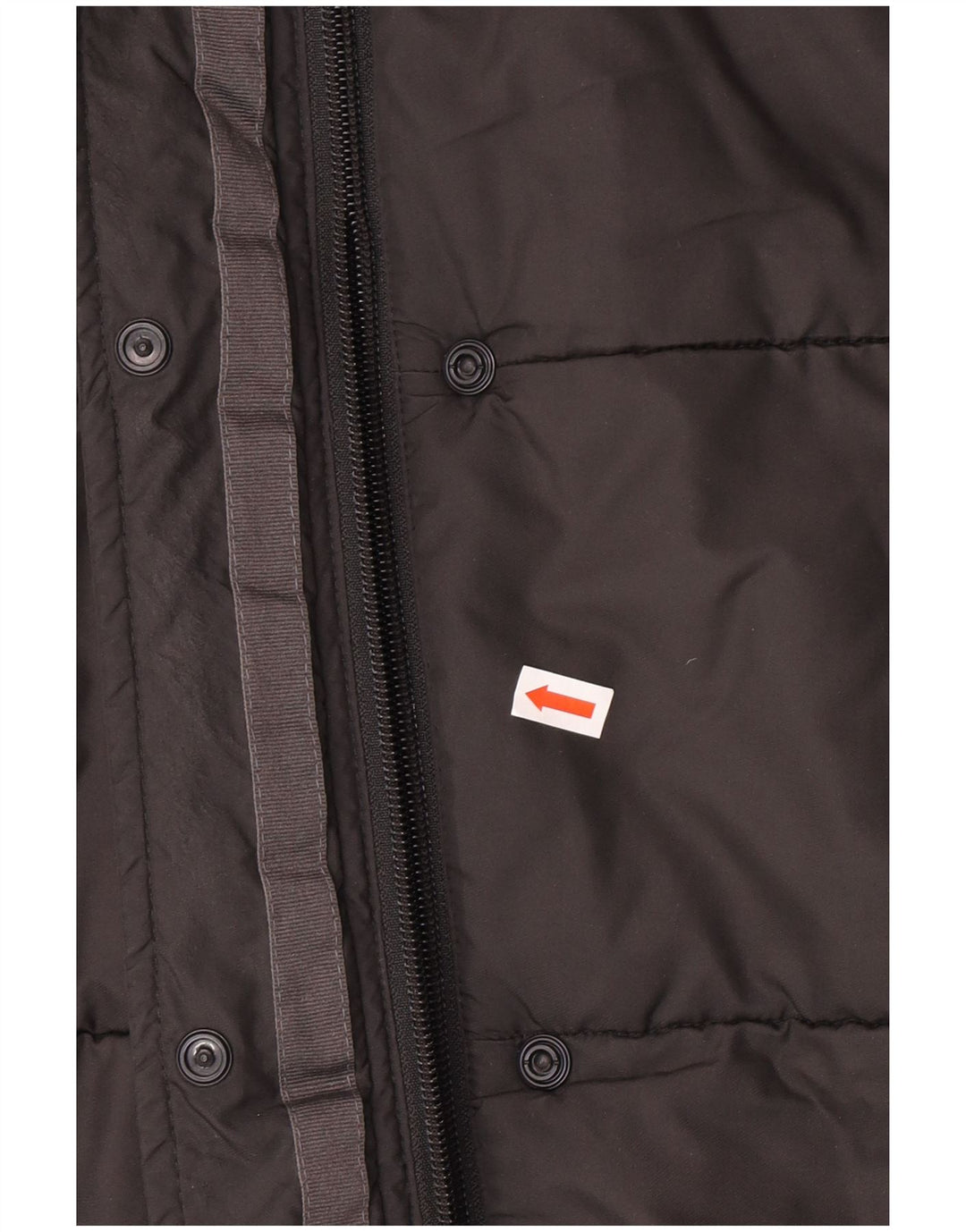 Jack Wolfskin Dame Hætte Polstret Frakke UK 18 XL Grå Polyester