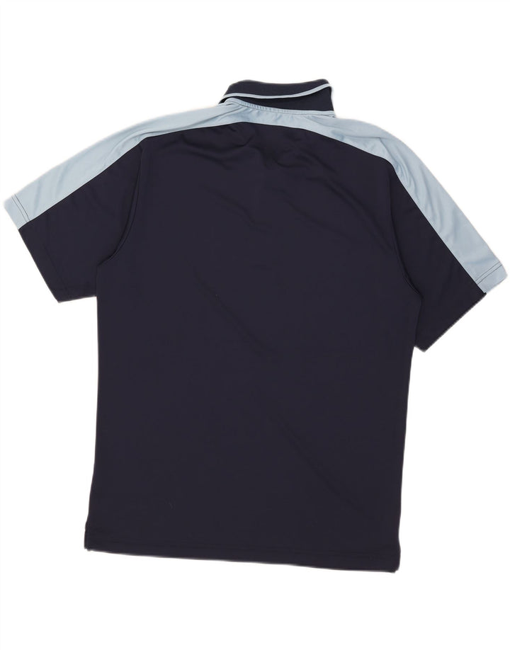 Fila Polo Shirt til mænd Large Navy Blue Colourblock