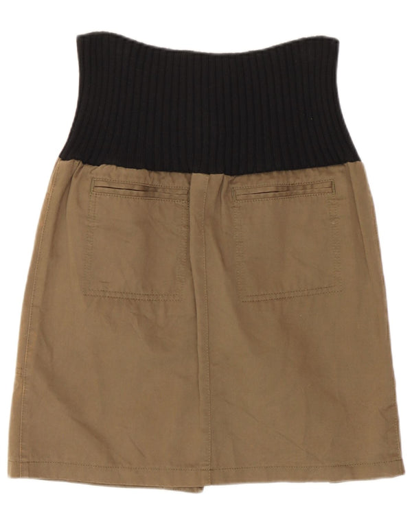 See By Chloé Dame Højtalje Cargo Nederdel IT 42 Medium W28 Khaki Bomuld