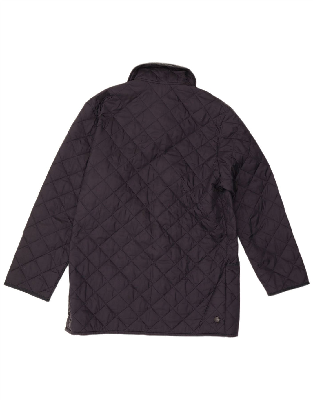 Barbour Herre quiltet jakke UK 38 Mellem marineblå polyamid