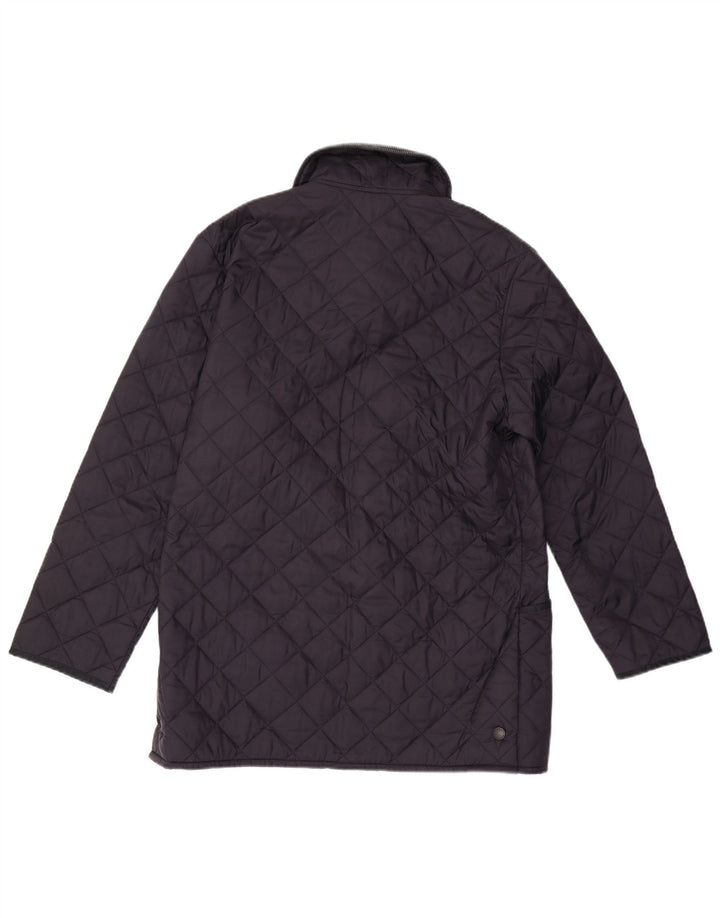 Barbour Herre quiltet jakke UK 38 Mellem marineblå polyamid