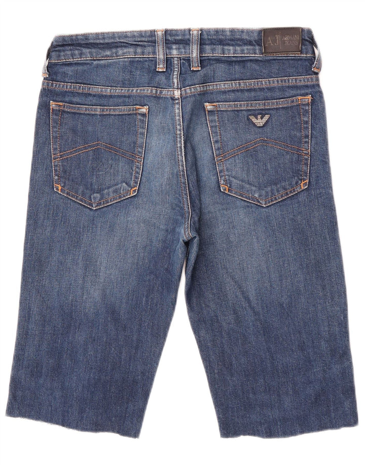 Armani Junior Drenge Denim Shorts 15-16 år W29 Blå Bomuld