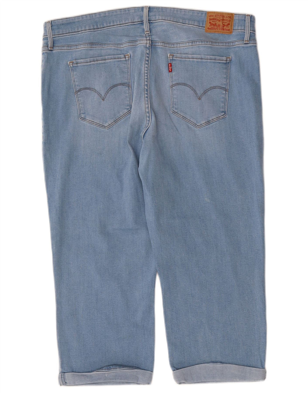 LEVI'S Womens Straight Jeans US 22 2XL W40 L29 Blue Cotton