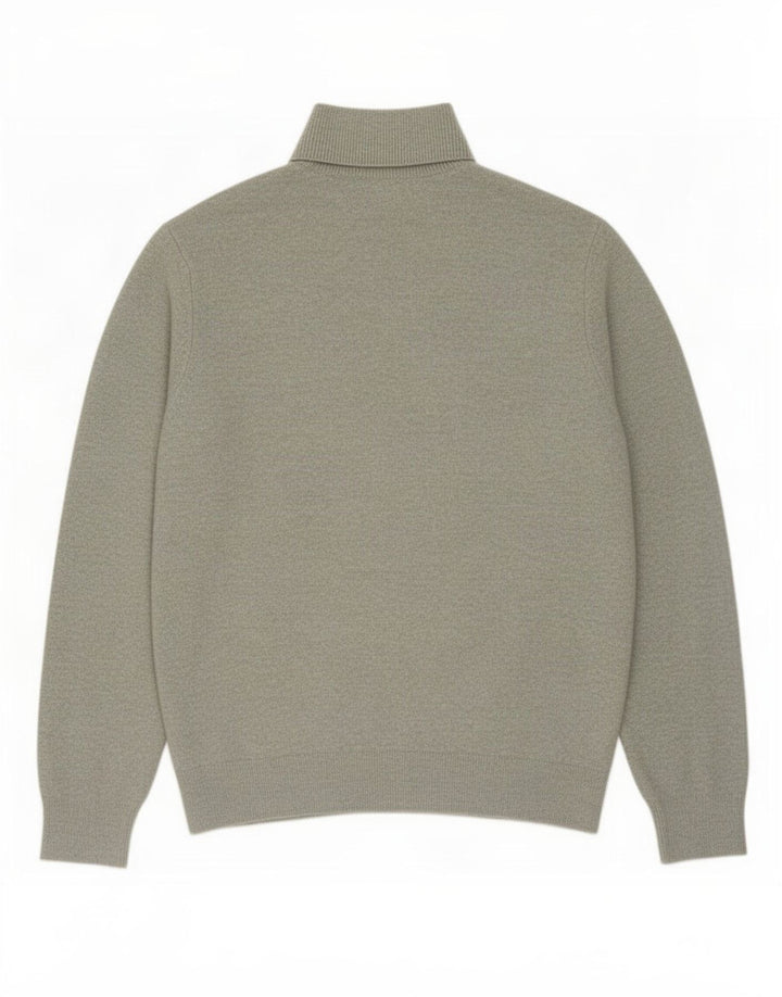 Marks & Spencer Dame Rullehals sweater UK 14 Medium Green