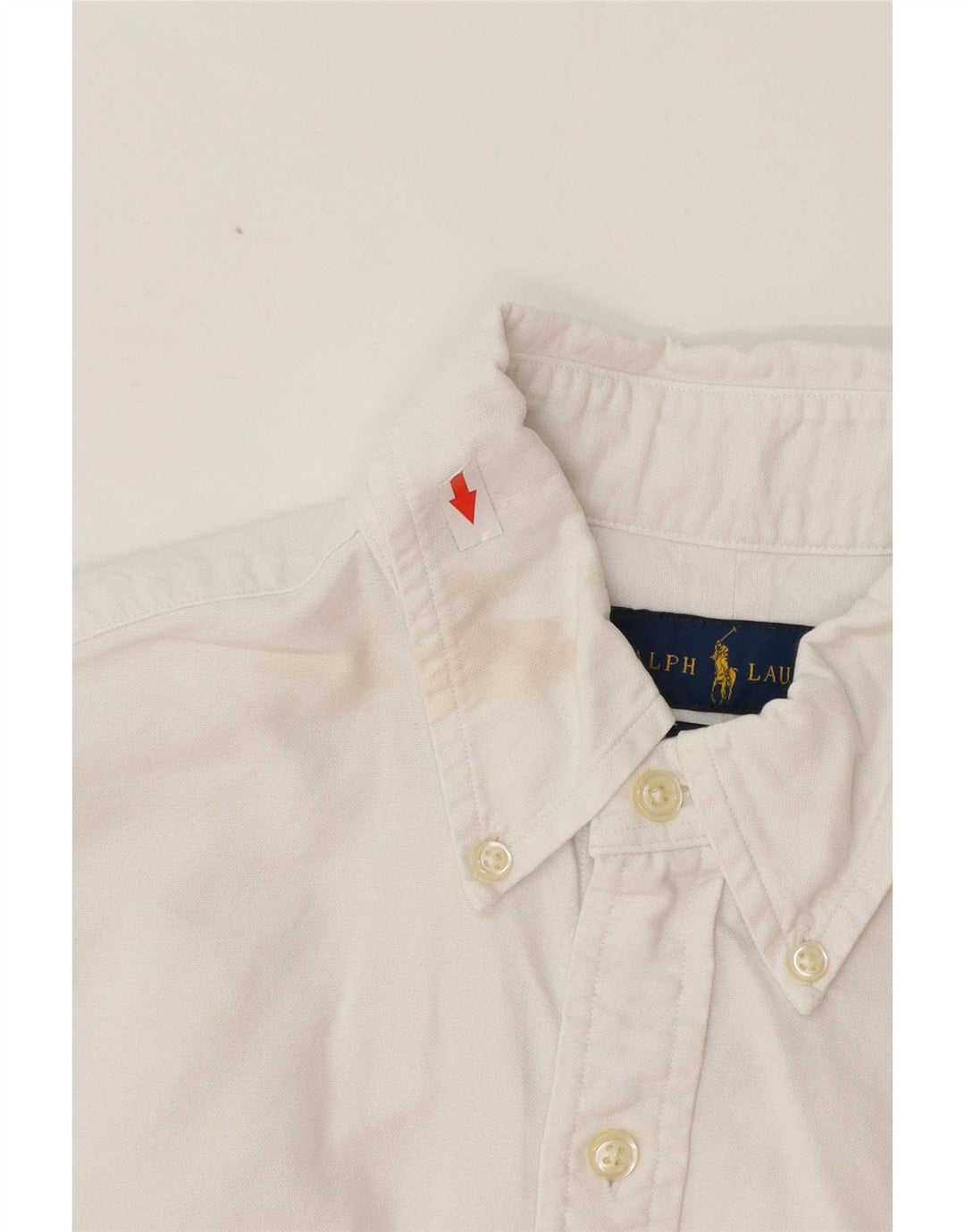 Ralph Lauren Herre Slim Fit skjorte lille hvid bomuld