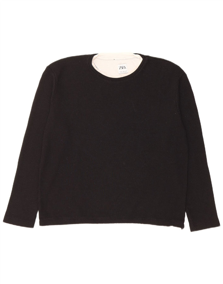 Zara Herre sweatshirt Jumper Medium Sort