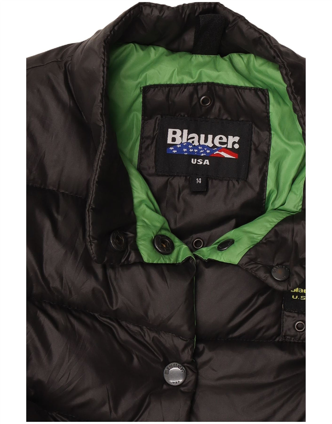 Blauer Girls Crop Polstret jakke 13-14 år Sort