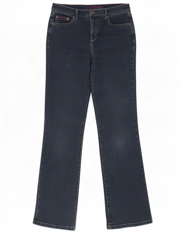 Marks & Spencer Dame Per Una Bootcut Jeans UK 12 Medium W30 L32 Navy Blue