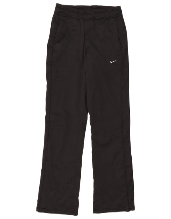 Nike Dame Dri Fit træningsdragt Bukser UK 6 XS Sort Polyester