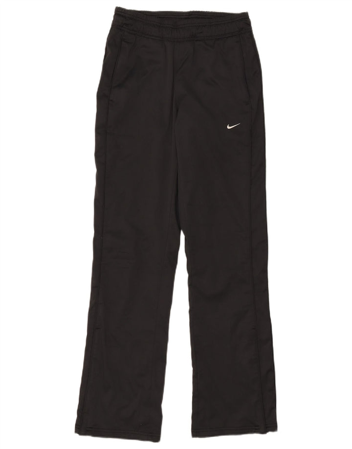 Nike Dame Dri Fit træningsdragt Bukser UK 6 XS Sort Polyester