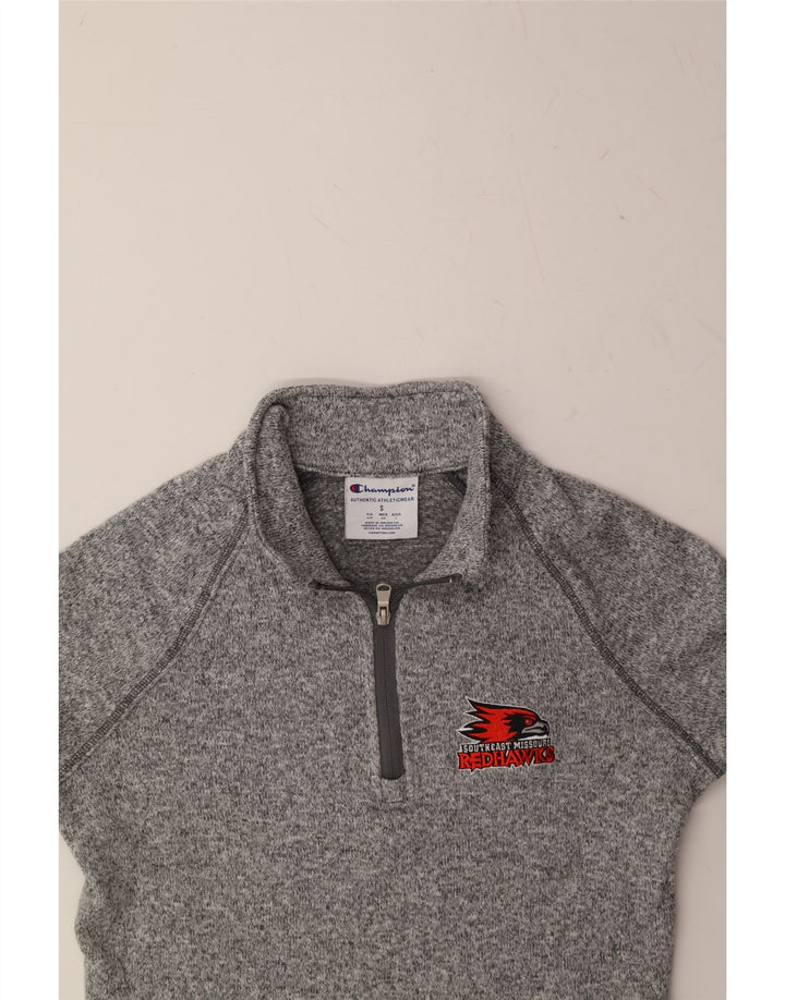 CHAMPION Womens Redhawk Sweatshirt Jumper UK 10 Small Grey Flecked Vintage Champion and Second-Hand Champion from Messina Hembry 