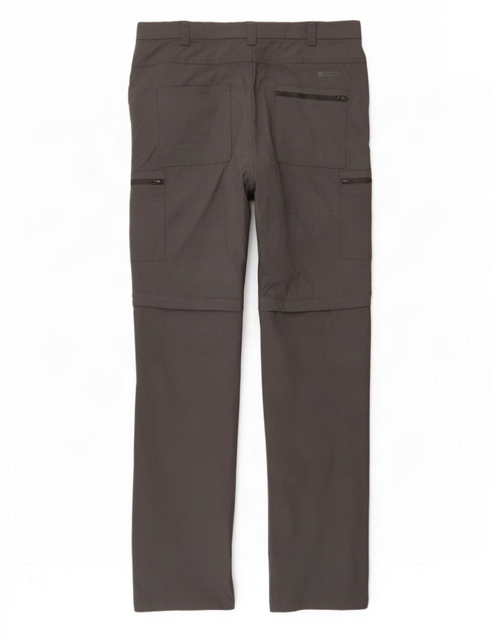 Mountain Warehouse Herre Vandre Cargo Bukser W38 L32 Grå Nylon