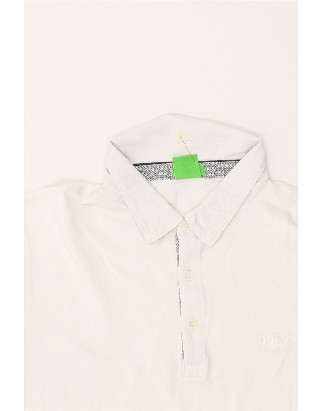 HUGO BOSS Herre Regular Fit Polo Shirt Large White