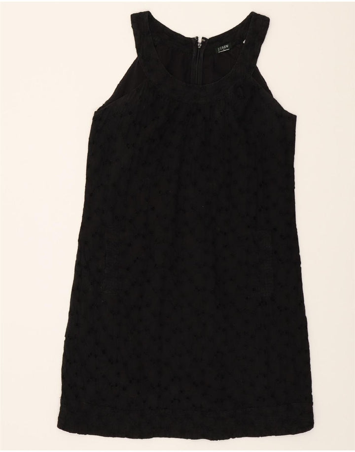 J. CREW Womens Sleeveless Basic Dress UK 10 Small Black Vintage J. Crew and Second-Hand J. Crew from Messina Hembry 