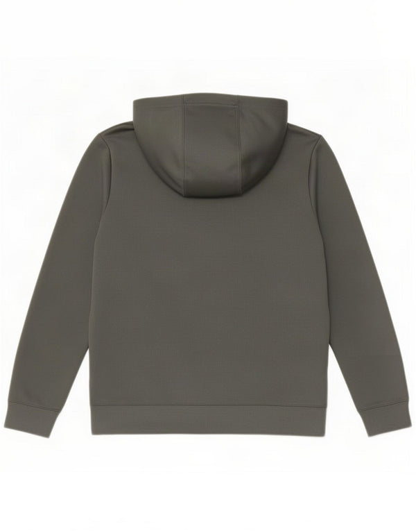 Nike Boys Grafisk hættetrøje med lynlås 12-13 år Large Grey Colourblock