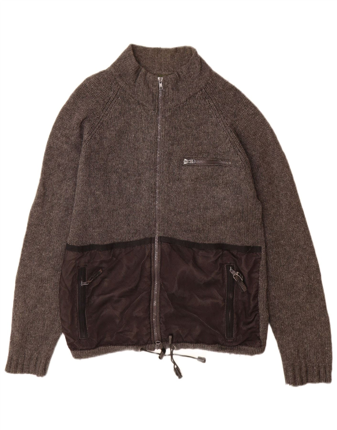 Timberland Herre cardigan sweater mellemgrå uld