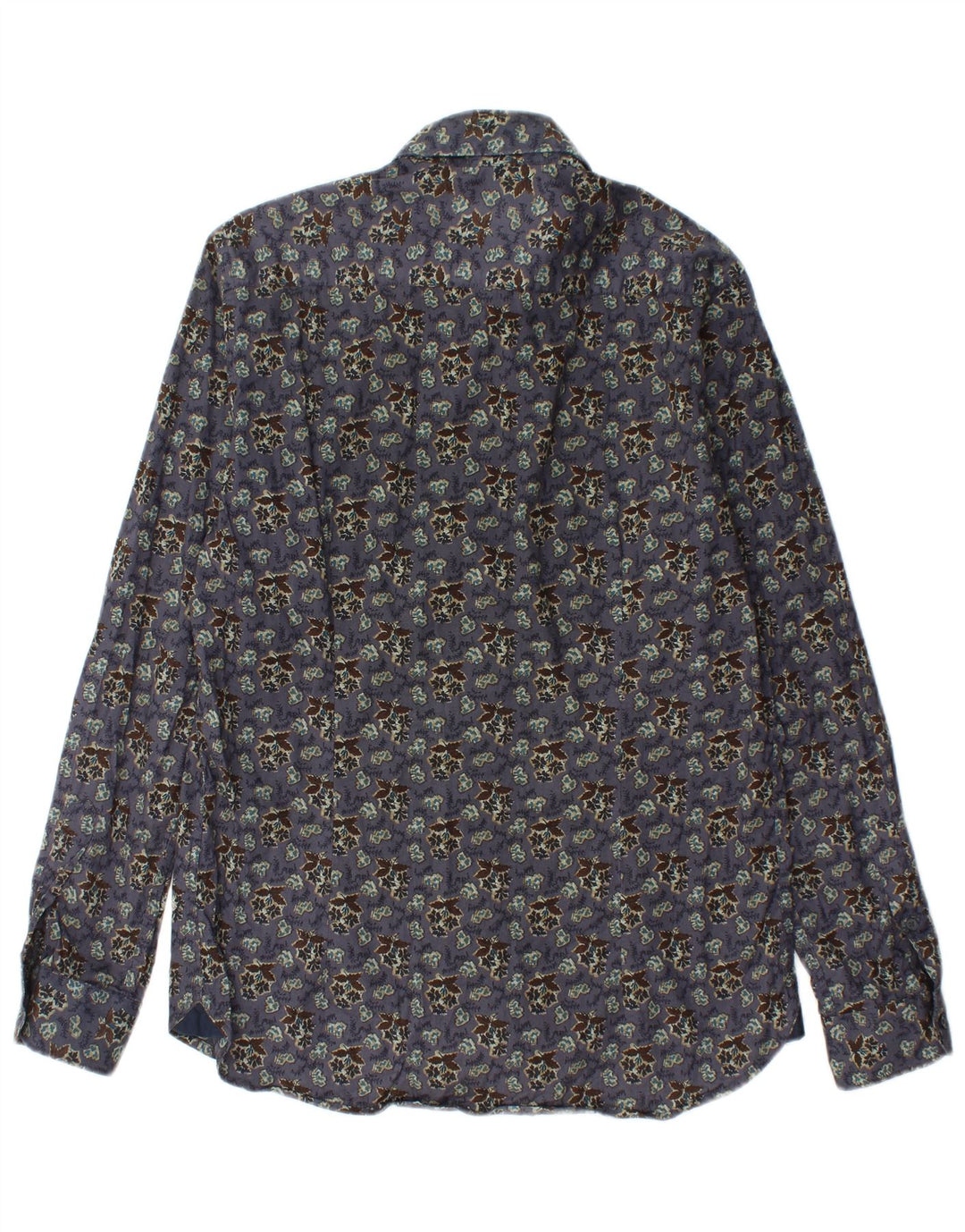 CARRERA Herreskjorte Medium Lilla Blomsterbomuld