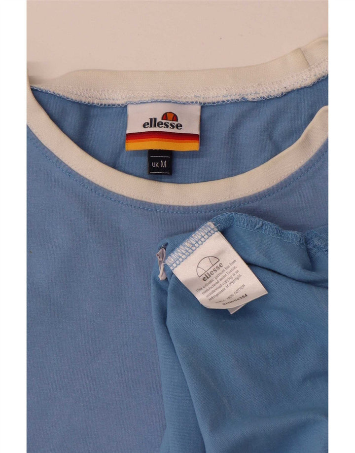 Ellesse Herre T-Shirt Top Medium Blå Bomuld