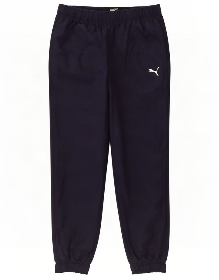 Puma Herre træningsdragt Bukser Joggers Large Navy Blue Polyester